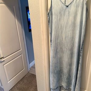 Chelsea & Theodore Light Blue Maxi Dress